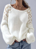 Handmade Crochet Long Pullover Sweater