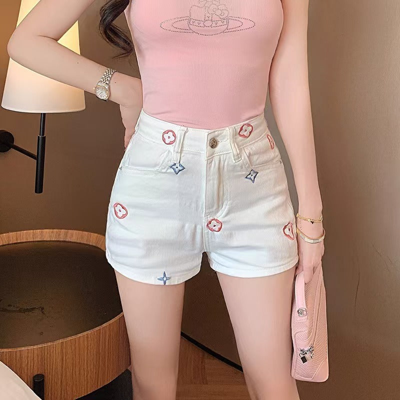 New Stylish High-waisted Niche Womens Shorts