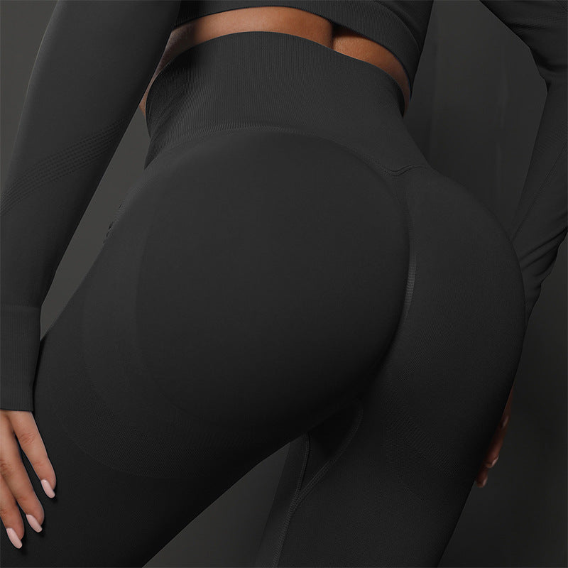 Womens High-Waisted Tight-Fitting Butt-Lifting Yoga Pants