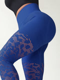 Hollow Mesh, Tight, High-waisted Yoga Pants