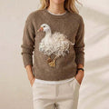 Womens Crew-Neck Sweatshirt With Digital Print