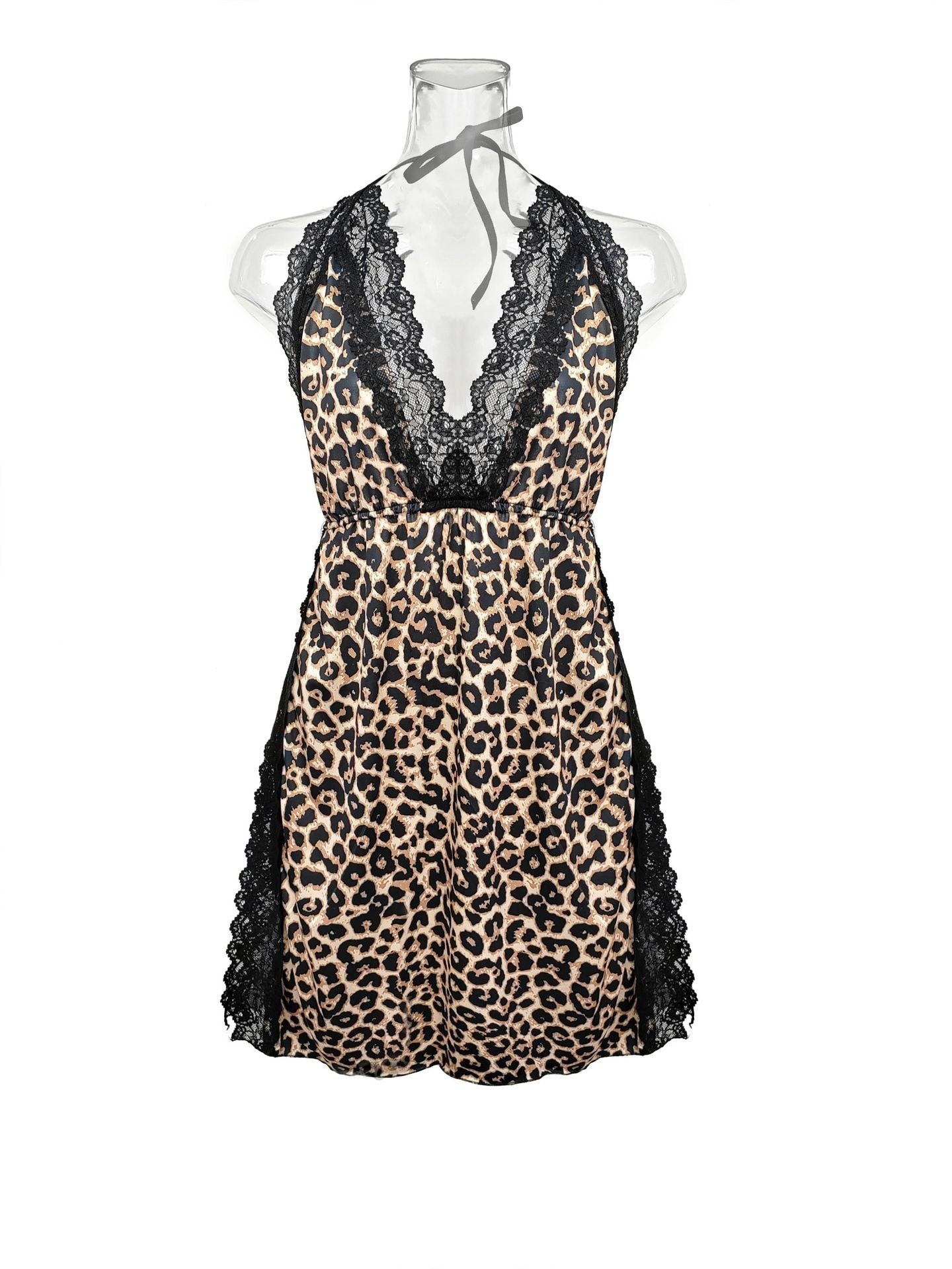 Sexy Plus Size Backless Nightdress Sexy Lace