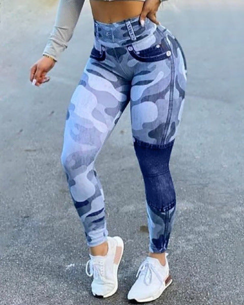 Skinny Denim Yoga Pants