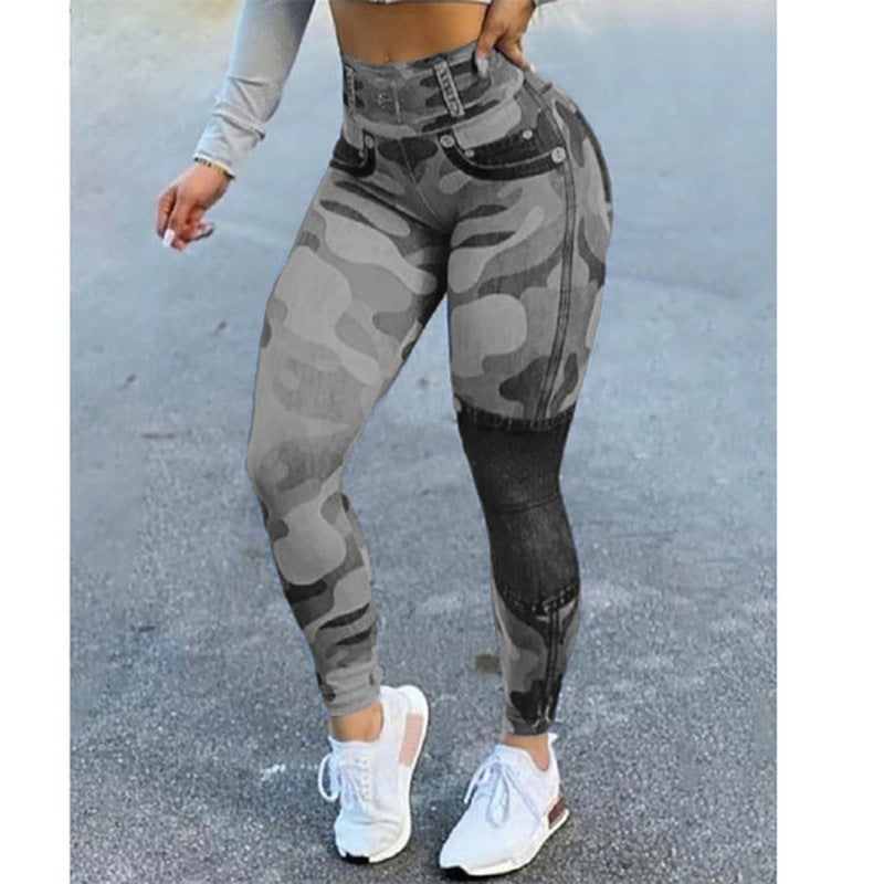 Skinny Denim Yoga Pants