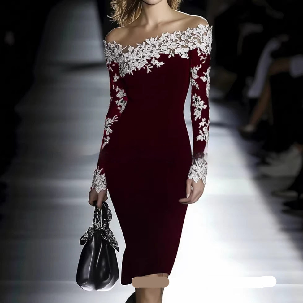 Stylish And Elegant Lace Bodycon Dress For Women