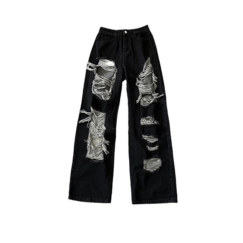 Wide Leg Denim Pants
