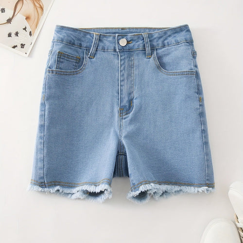Bow Denim Shorts