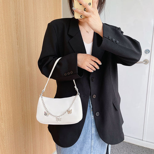 Fashion Butterfly Chain Underarm Bag All-match One-shoulder Crossboby Bag