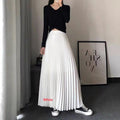 Womens Pleated Maxi Skirt Early Spring New Arrival
