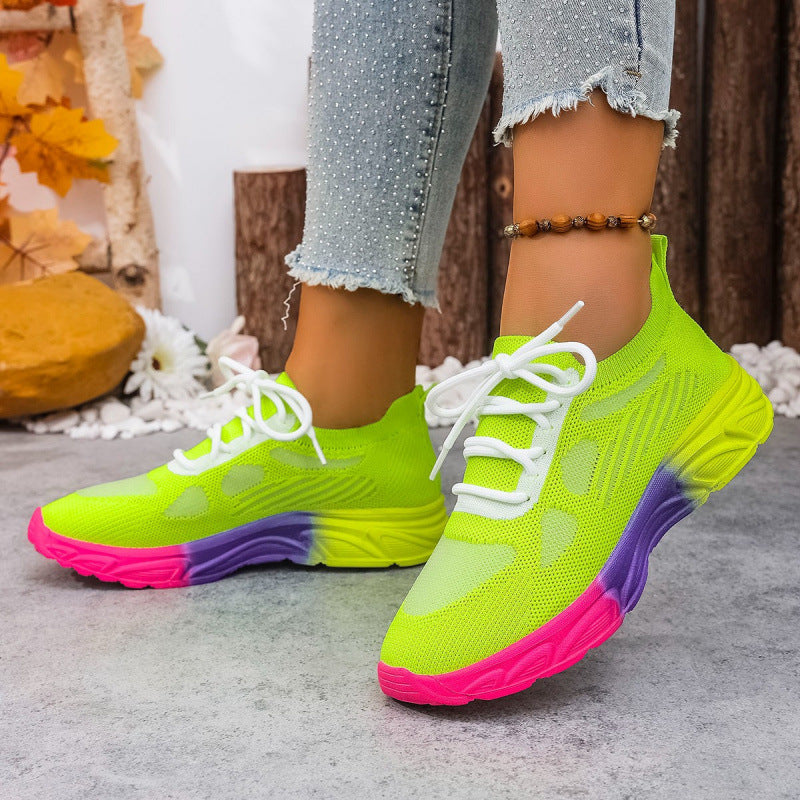 Womens Stylish Casual Low-cut Round-toe Flats