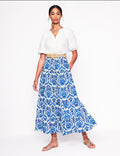 Retro Casual Bohemian Printed Womens Skirt