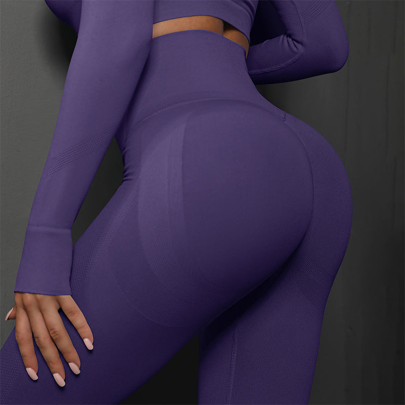 Womens High-Waisted Tight-Fitting Butt-Lifting Yoga Pants
