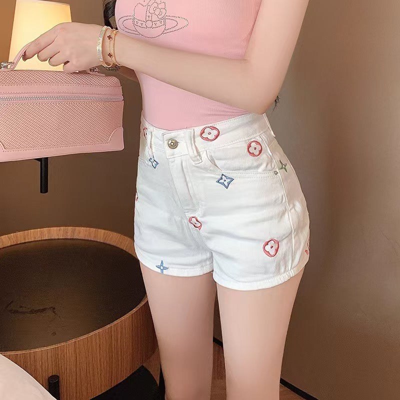 New Stylish High-waisted Niche Womens Shorts