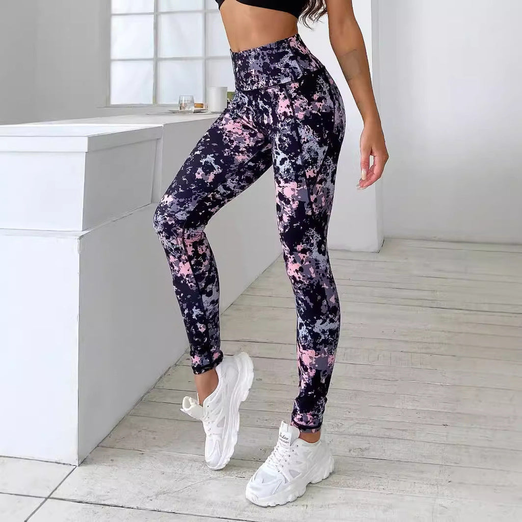 Women's New Arrival Printed High-Waisted Soft And Comfortable Leggings For Outerwear