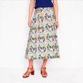 Womens Stylish Printed Pocket Skirt