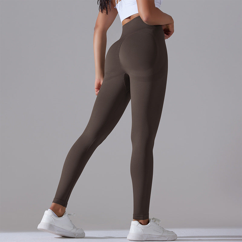 Womens High-Waisted Tight-Fitting Butt-Lifting Yoga Pants