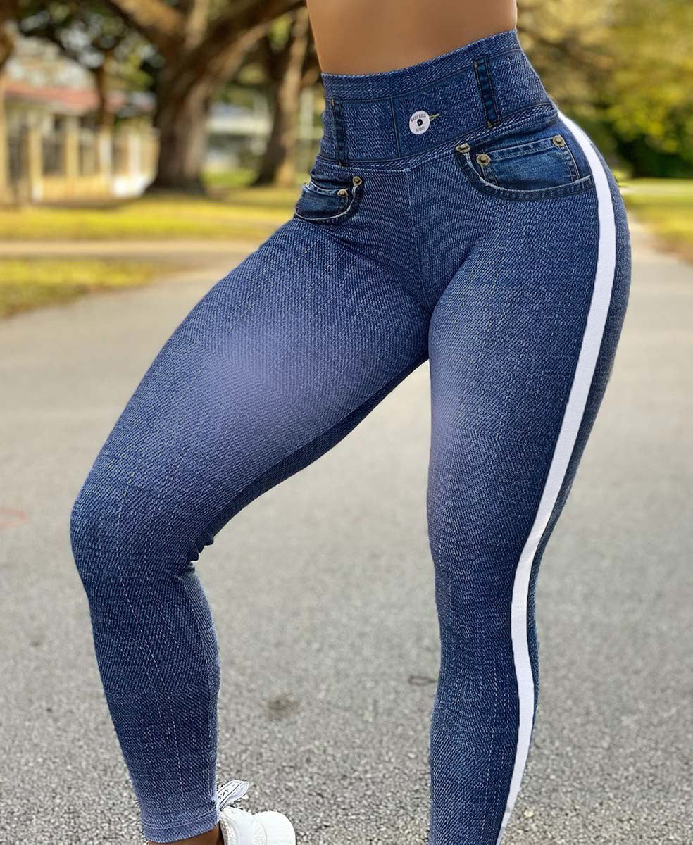 Skinny Denim Yoga Pants