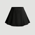 Stylish And Minimalist Pleated Design Womens Skirt