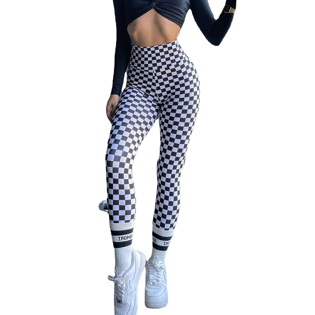 Women's High-waisted Tight-fittin Bare-feel Quick-drying Running Pants