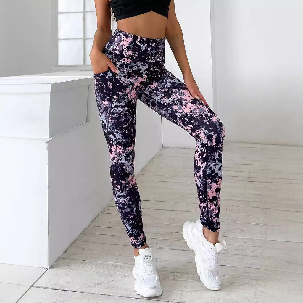 Women's New Arrival Printed High-Waisted Soft And Comfortable Leggings For Outerwear