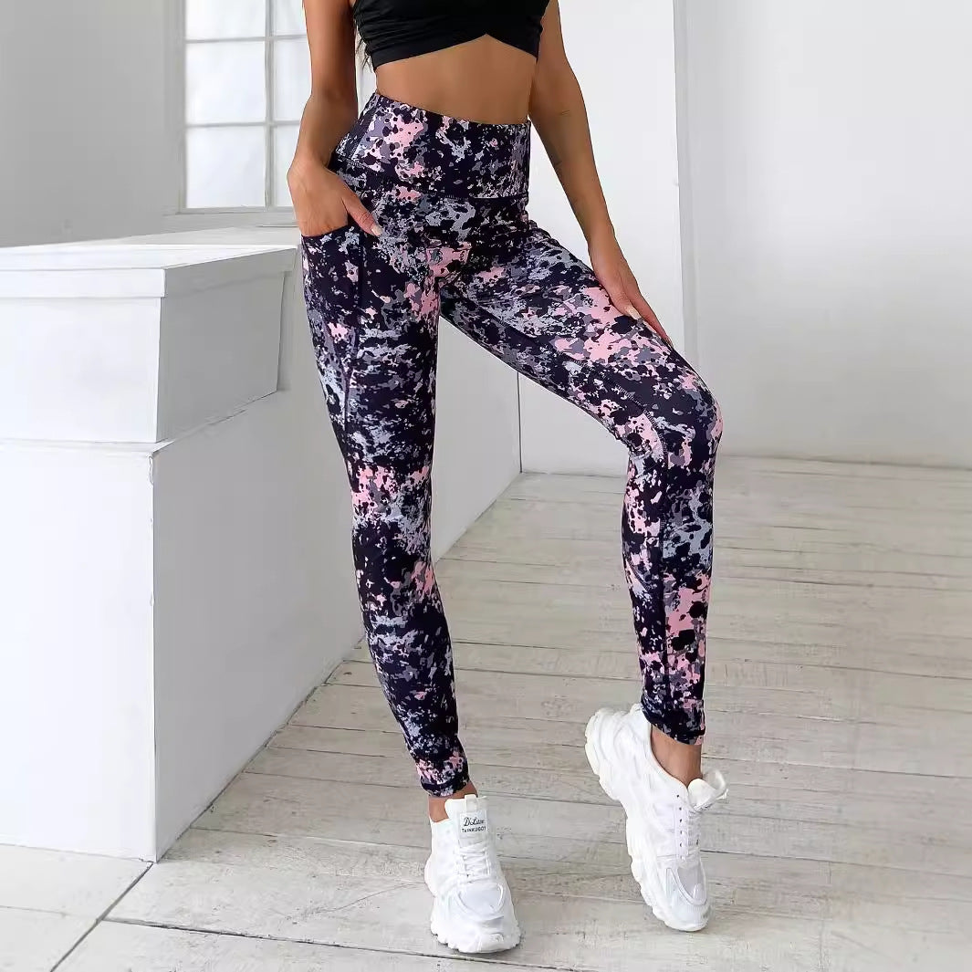 Women's New Arrival Printed High-Waisted Soft And Comfortable Leggings For Outerwear