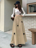 Stylish Fall Skirt For Petite Women A Chic High-end Piece With Premium Texture