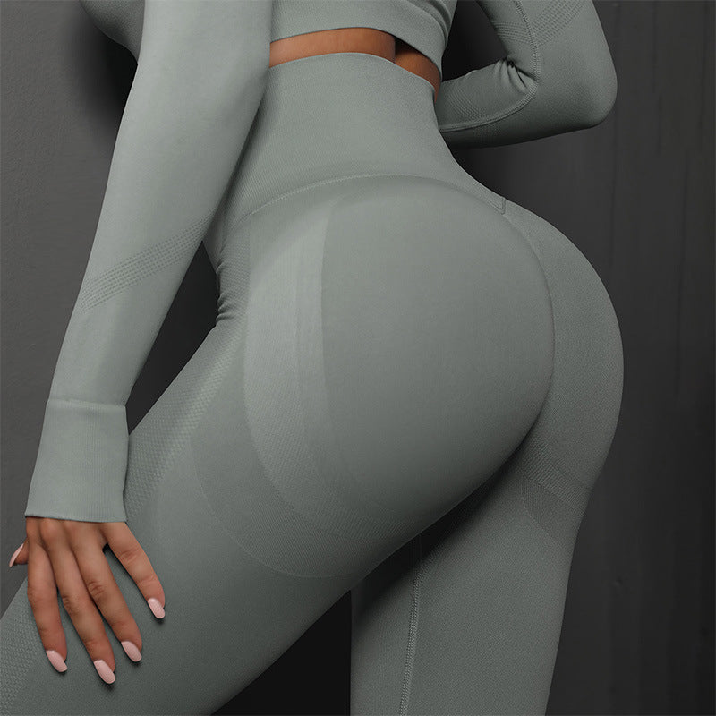Womens High-Waisted Tight-Fitting Butt-Lifting Yoga Pants