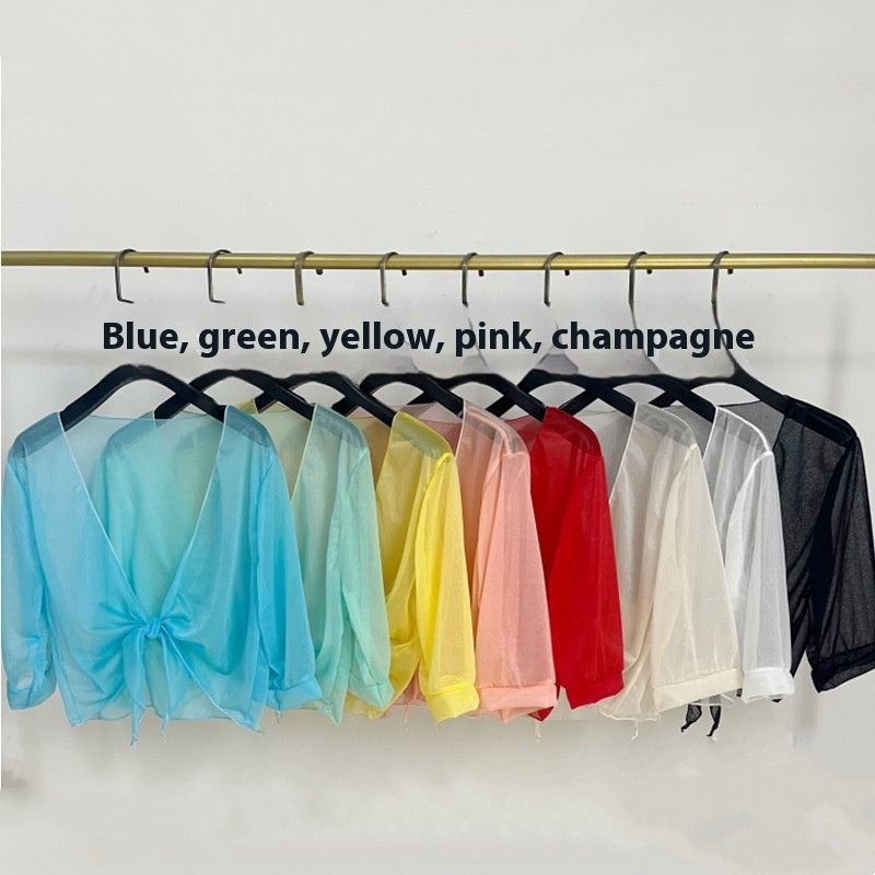 New Versatile Summer Thin Short Shawl Summer Coat Sun Protection Clothing
