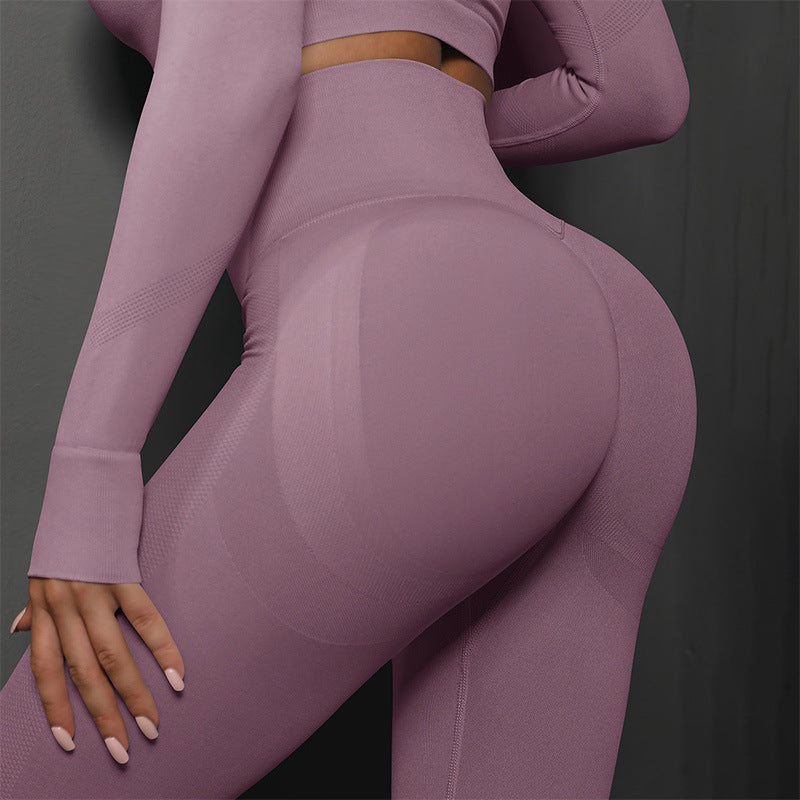 Womens High-Waisted Tight-Fitting Butt-Lifting Yoga Pants