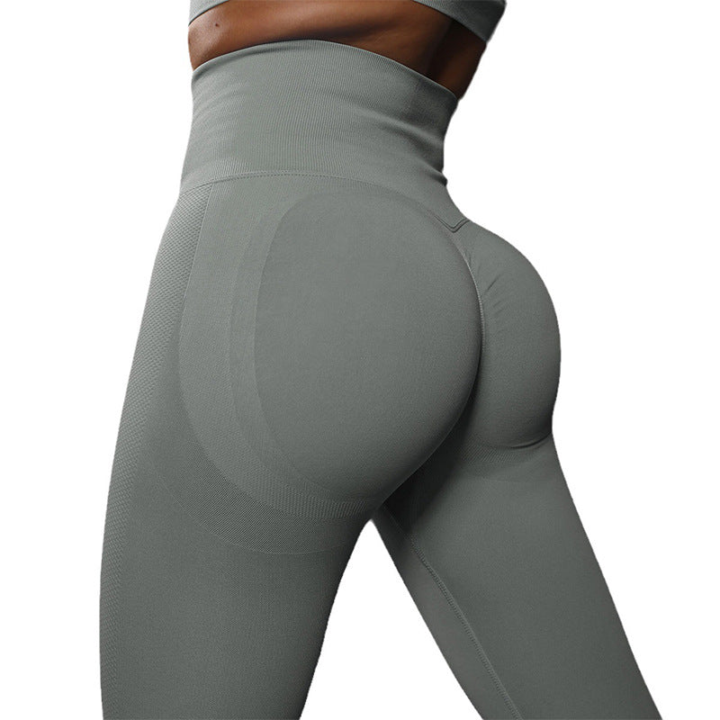 Womens High-Waisted Tight-Fitting Butt-Lifting Yoga Pants