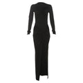 High Slit High Waist Slim Fit Dress Women