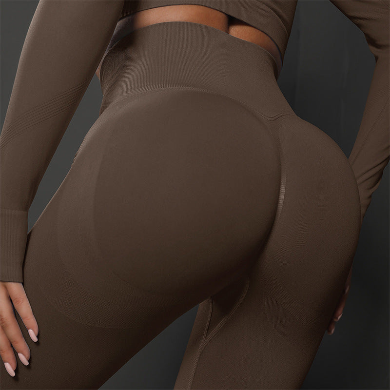 Womens High-Waisted Tight-Fitting Butt-Lifting Yoga Pants